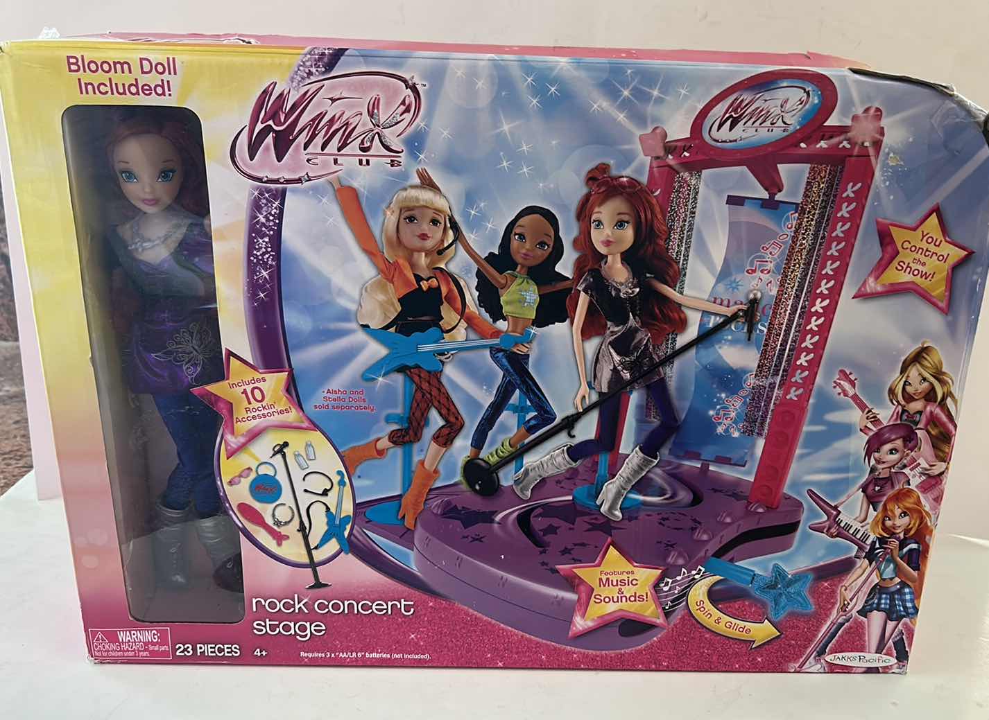 Photo 1 of NIB - 2012 JAKKS PACIFIC WINX CLUB "ROCK CONCERT STAGE" PLAYSET W BLOOM DOLL