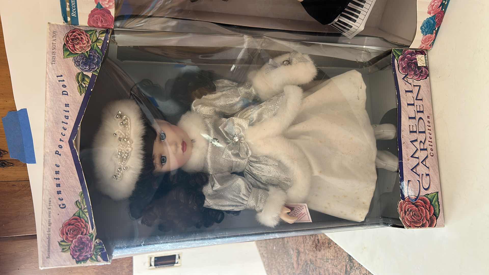 Photo 1 of 2 NIB DOLLS - VINTAGE CAMELLIA GARDEN COLLECTION PORCELAIN DOLL & VINTAGE SPECIAL ROSE COLLECTION PORCELAIN DOLL