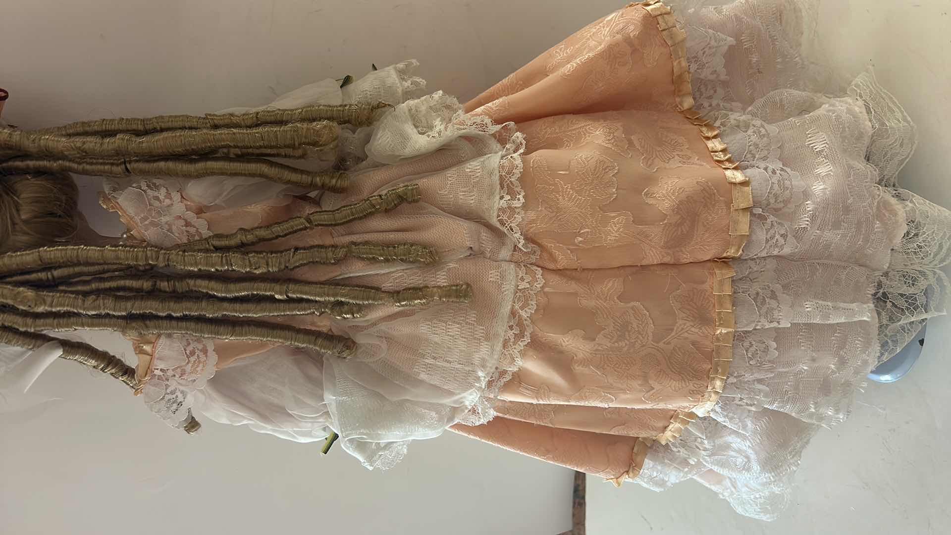 Photo 1 of VINTAGE VICTORIAN STYLE COLLECTIBLE, PORCELAIN DOLL H24” $150
