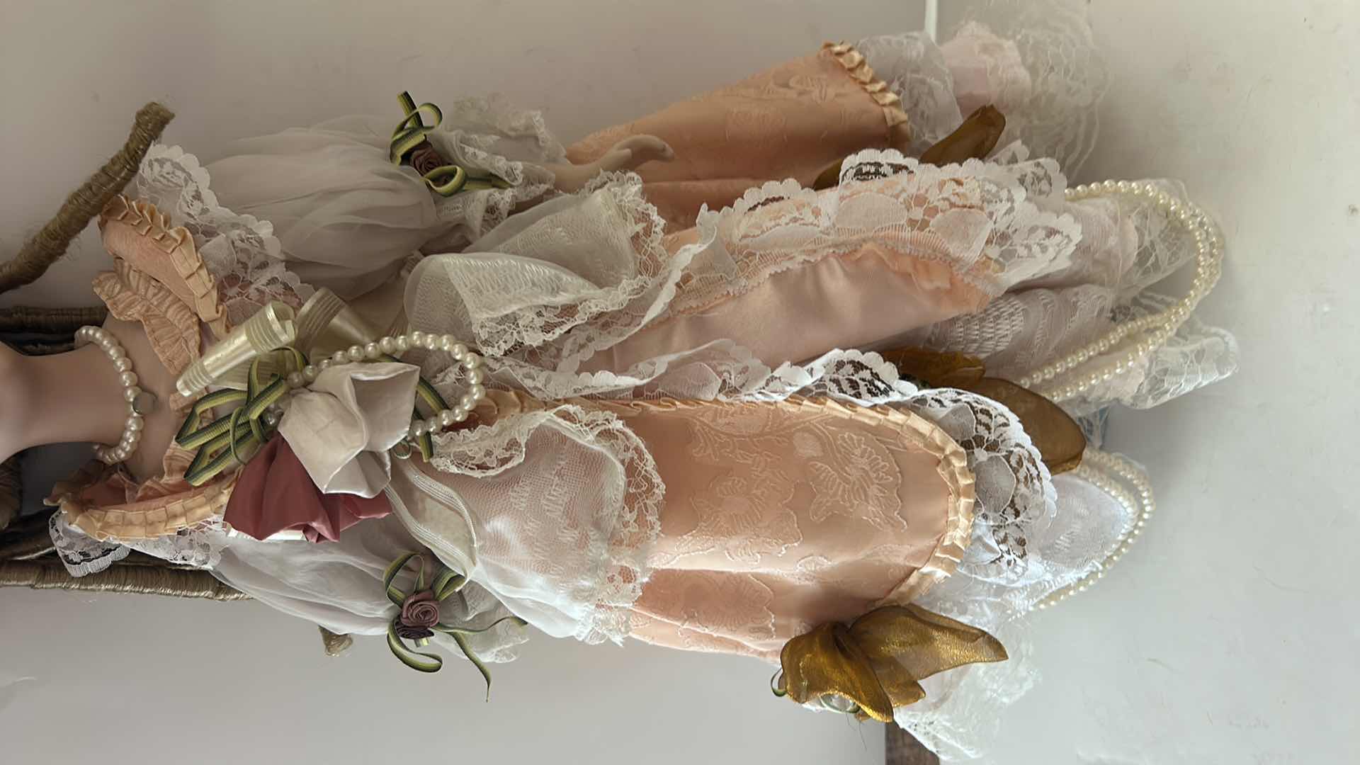 Photo 1 of VINTAGE VICTORIAN STYLE COLLECTIBLE, PORCELAIN DOLL H24” $150