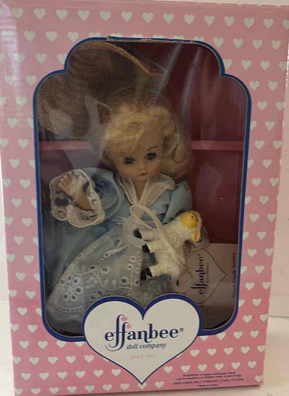 Photo 1 of NIB EFFANBEE DOLL COMPANY "LITTLE BO PEEP" STORYBOOK COLLECTIBLE DOLL