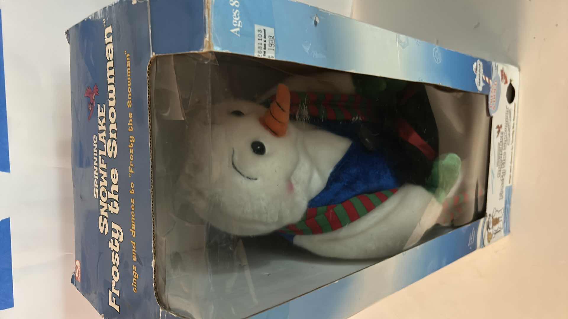 Photo 1 of VINTAGE GEMMY INDUSTRIES ANIMATED SPINNING SNOWFLAKE "FROSTY THE SNOWMAN" MUSICAL PLUSH HOLIDAY DECORATION – $80