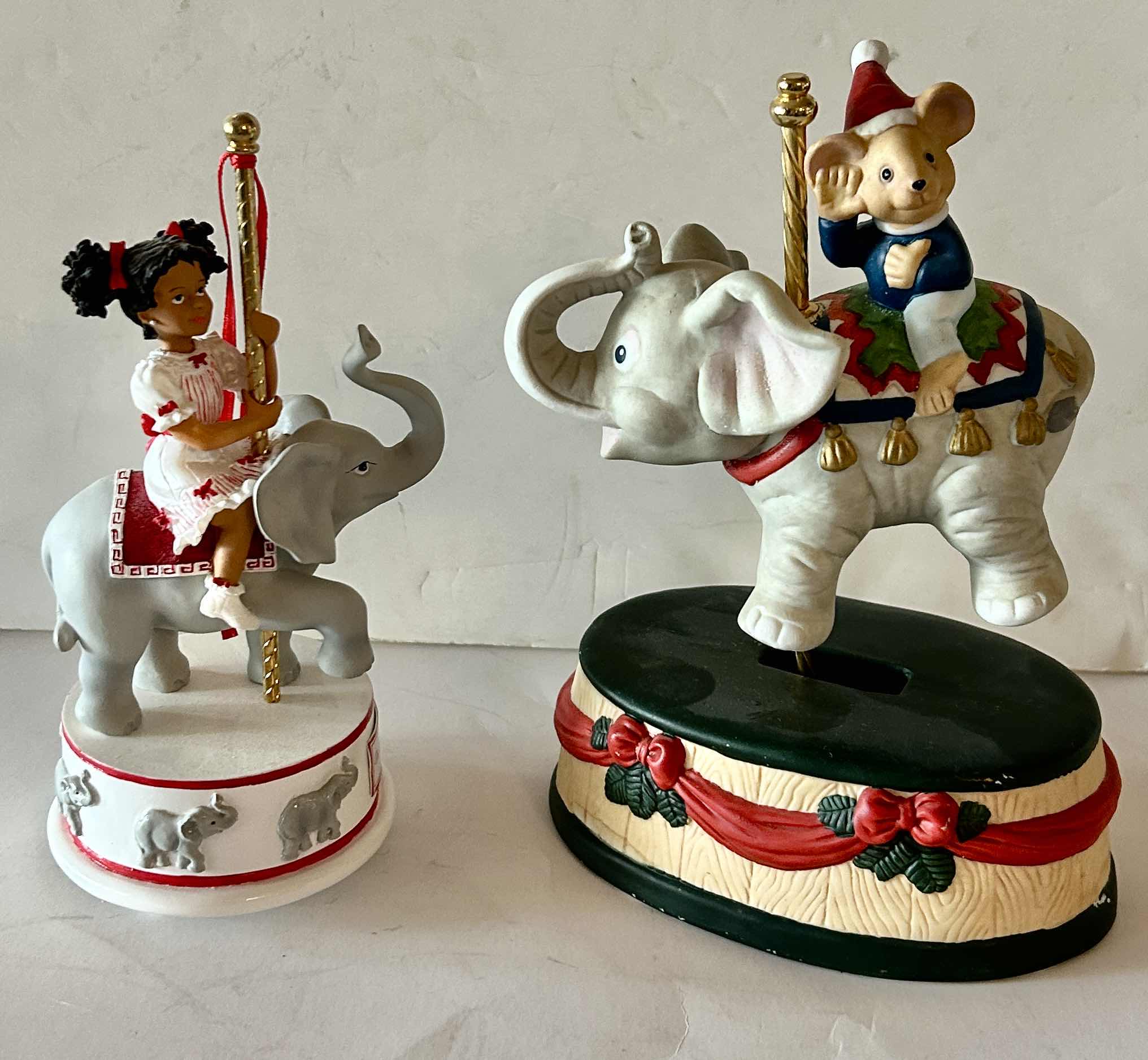 Photo 1 of CHRISTMAS CAROUSEL ELEPHANT MUSIC BOXES