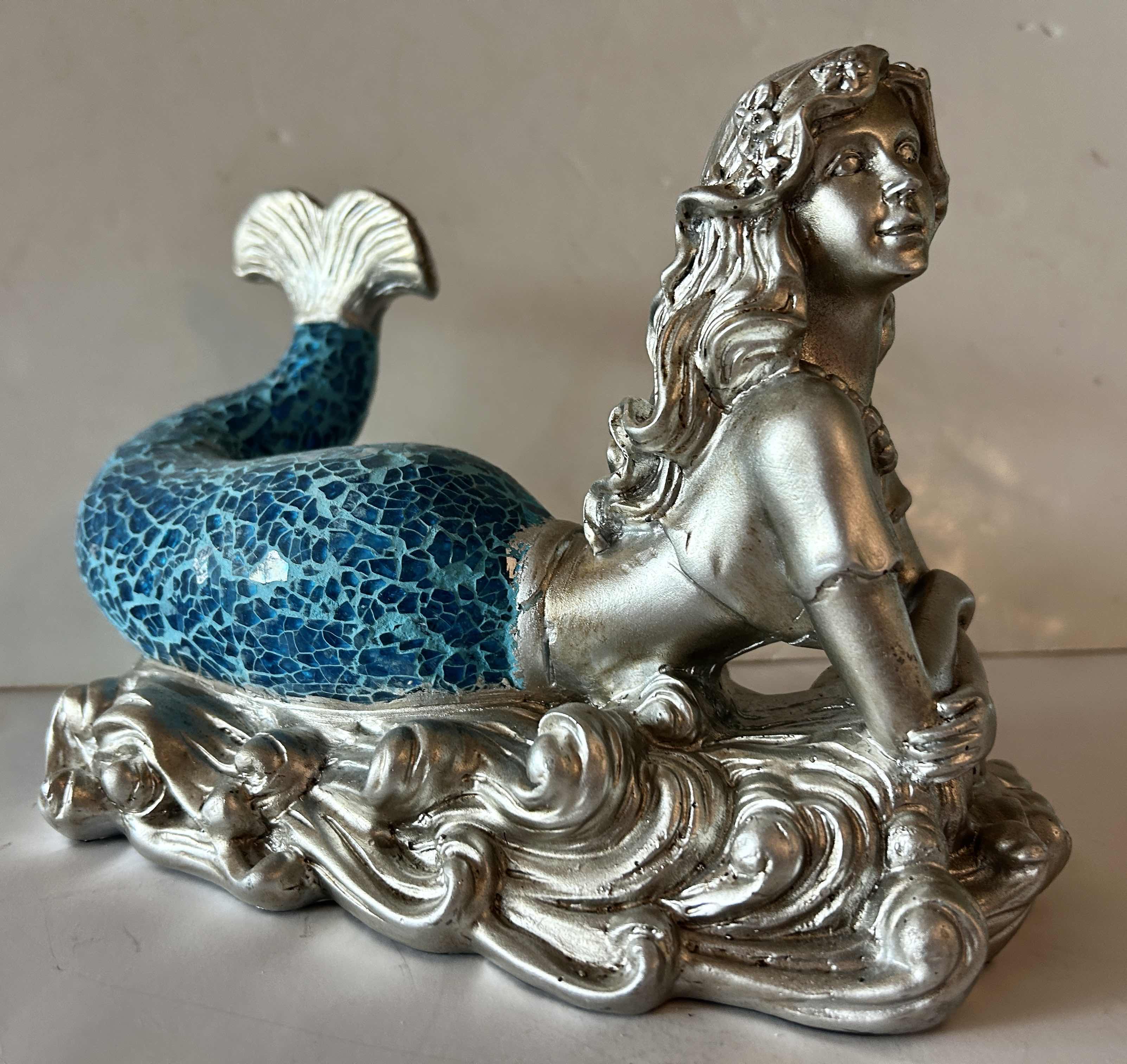 Photo 1 of RESIN MERMAID SCULPTURE FIGURINE