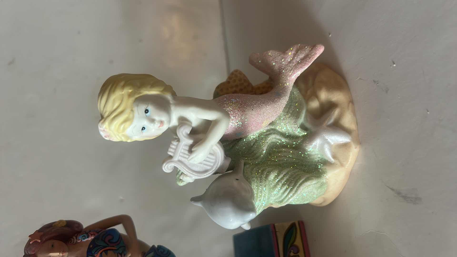 Photo 1 of 3 PC MERMAID DECOR - JIM SHORE & NUMBERED UNDER THE SEA FIGURINES