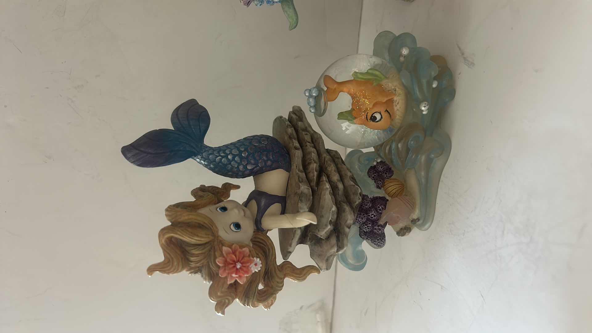 Photo 1 of 2 VINTAGE HAMILTON COLLECTION RAINBOW REEF HAND-PAINTED MERMAID FIGURINES