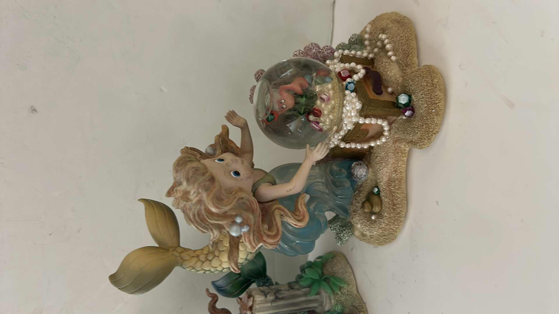 Photo 1 of 2 VINTAGE HAMILTON COLLECTION RAINBOW REEF HAND-PAINTED MERMAID FIGURINES