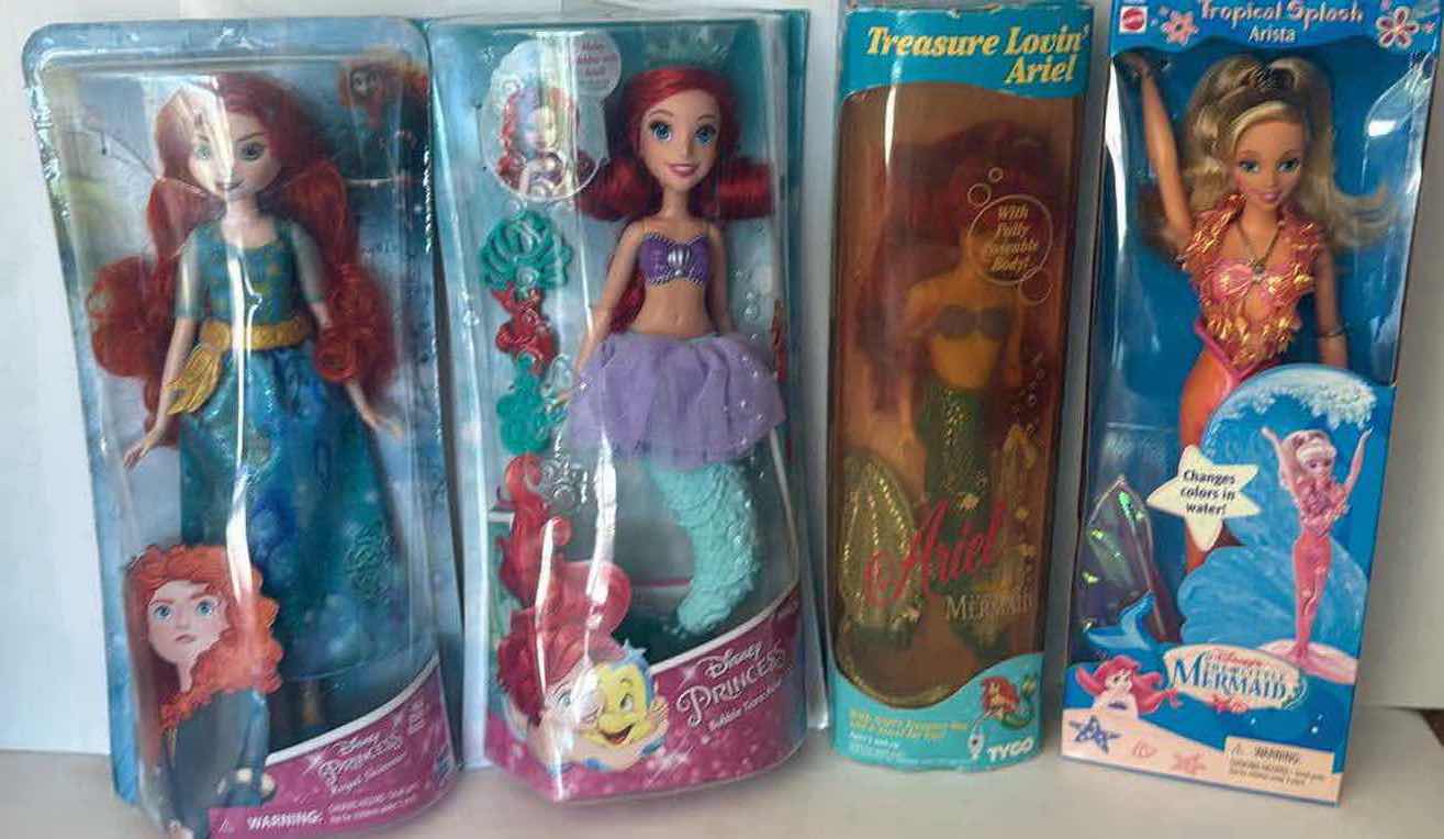 Photo 1 of 4- NIB DISNEY PRINCESS DOLLS