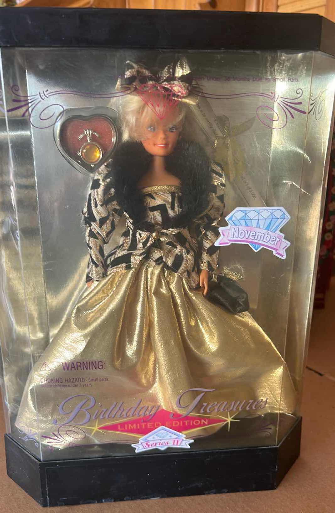 Photo 1 of BIRTHDAY TREASURE NOVEMBER LIMITED EDITION 1992 COLLECTABLE DOLL H 11.5 $40
