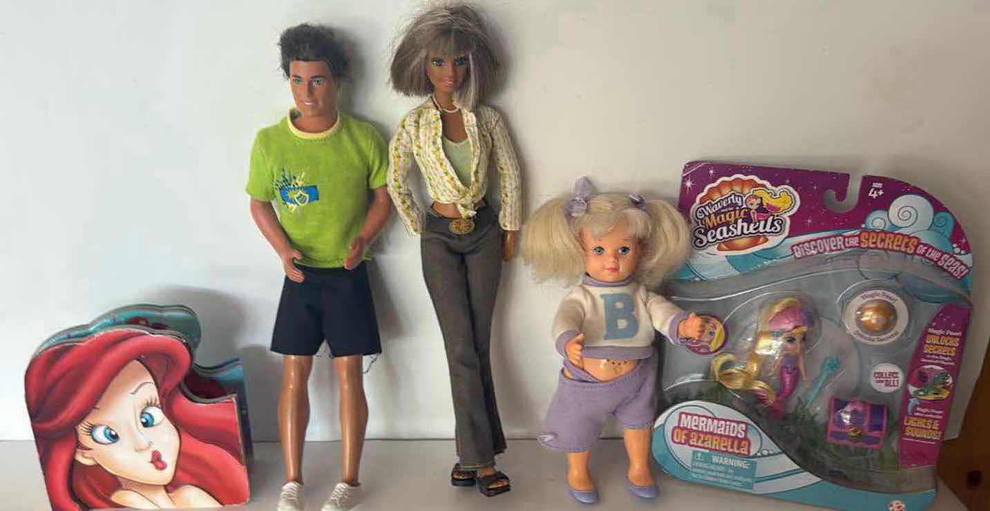 Photo 1 of 5-DOLLS/BOOK/MERMAIDs