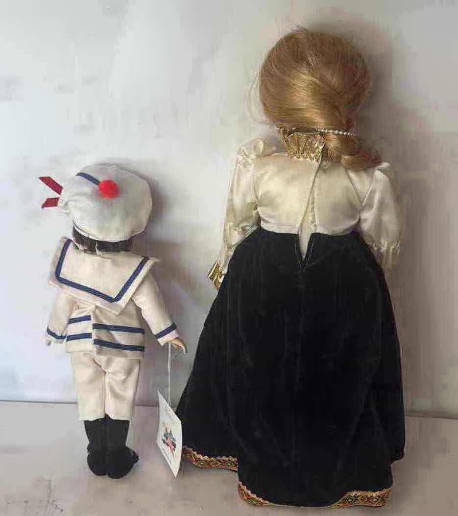 Photo 1 of 2- EFFANBEE SAILOR GIRL & RAPUNZEL PORCELAIN DOLLS