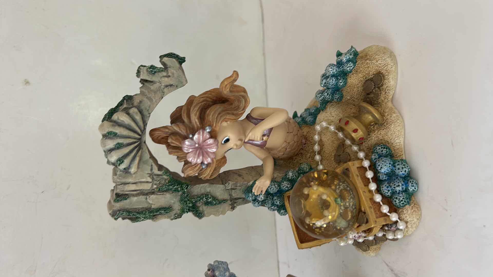 Photo 1 of 2 HAMILTON COLLECTION RAINBOW REEF HAND-PAINTED MERMAID FIGURINES