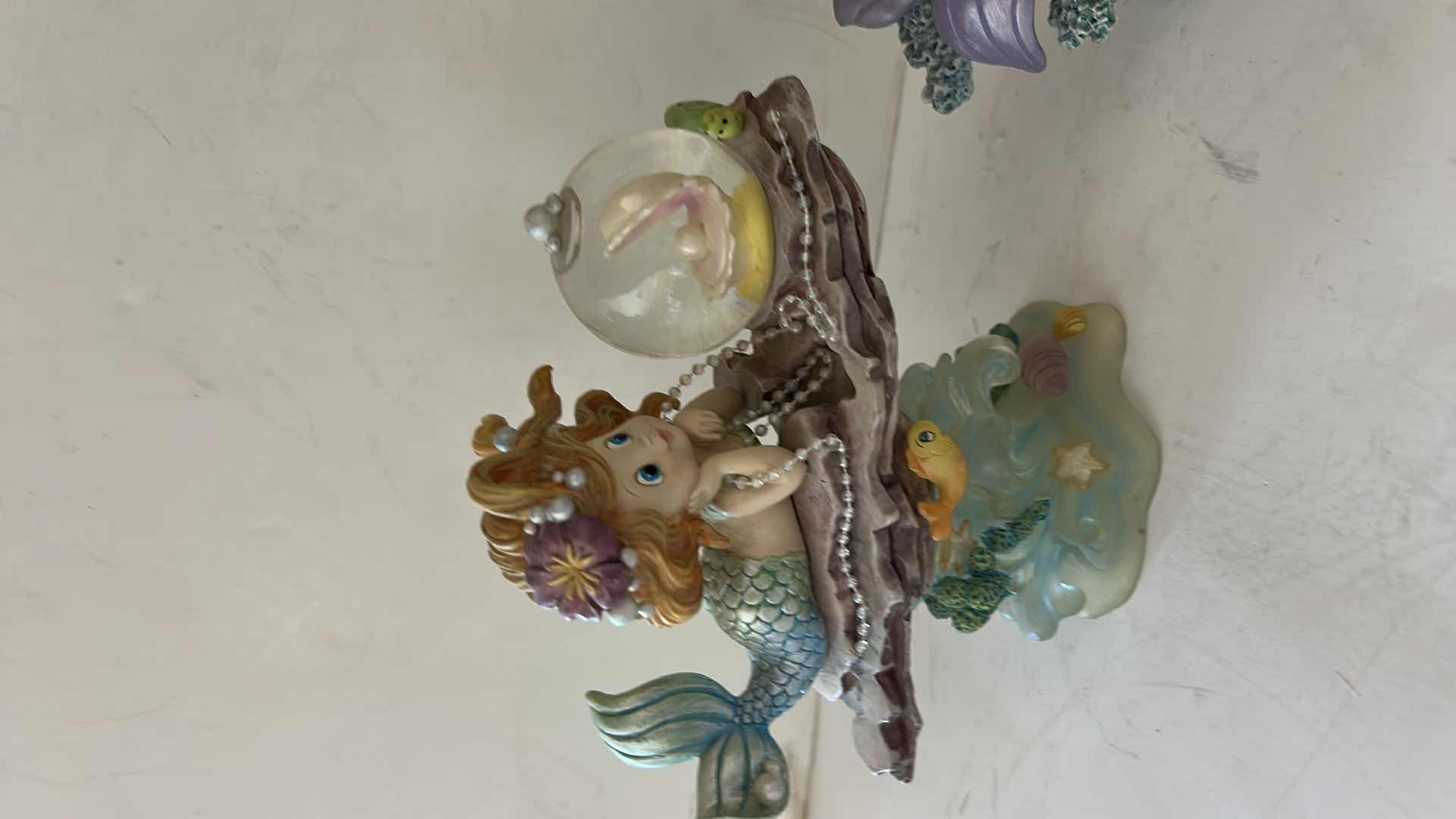 Photo 1 of 2 VINTAGE HAMILTON COLLECTION RAINBOW REEF HAND-PAINTED MERMAID FIGURINES $50