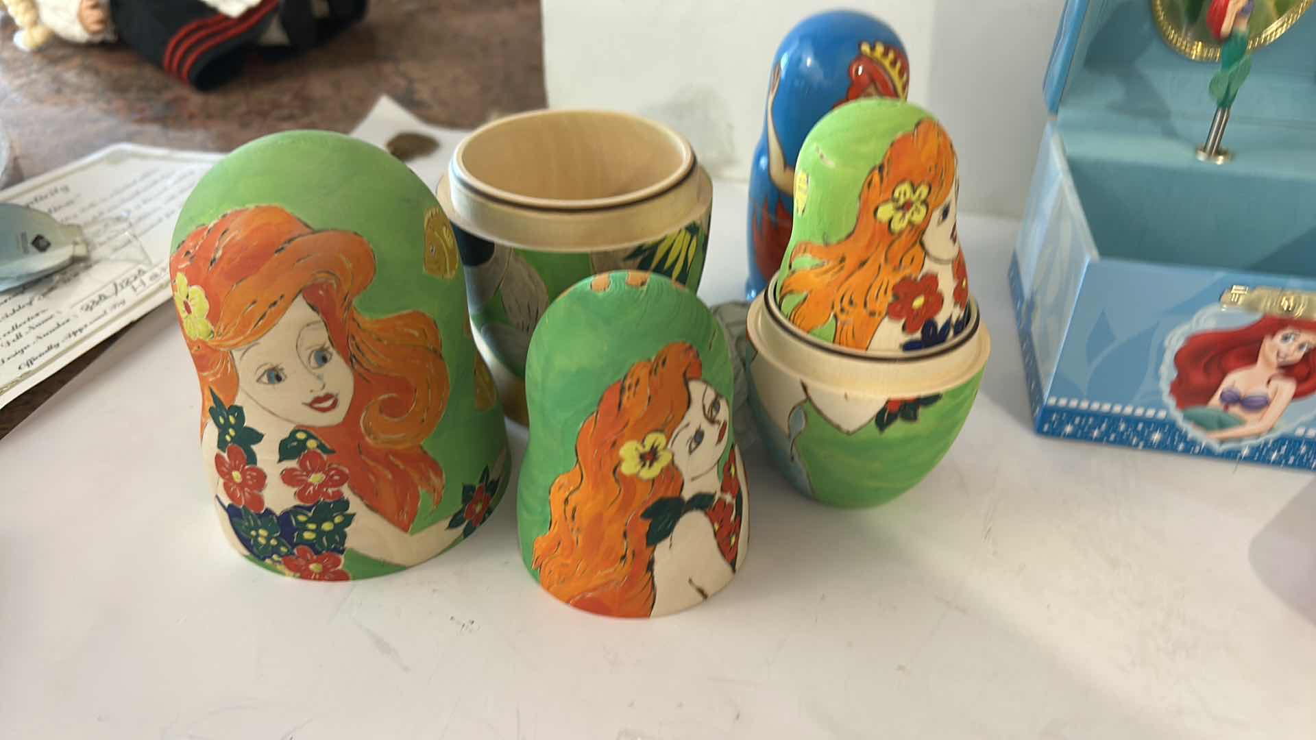 Photo 1 of 8 - DISNEY LITTLE MERMAID COLLECTIBLES