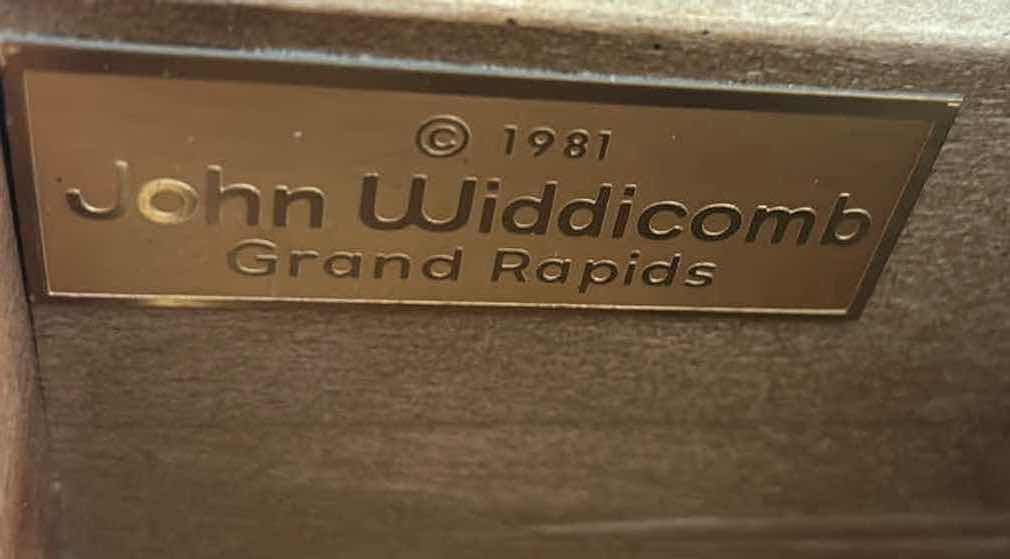 Photo 1 of JOHN WIDDICOMB  BAROQUE STYLE CHEST OF DRAWERS W METALLIC FINISH 42" X 17" H 24"