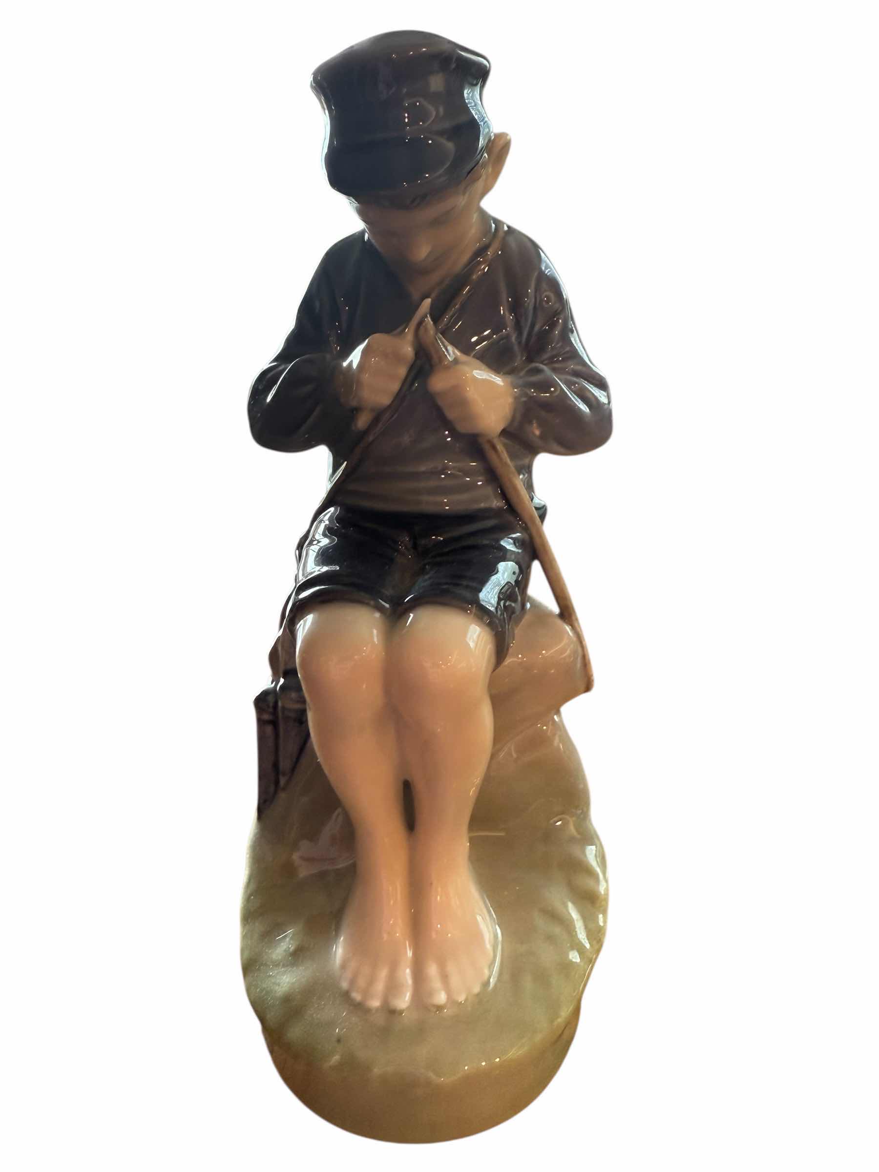 Photo 1 of 2-ROYAL COPENHAGEN PORCELAIN FIGURINES H8”