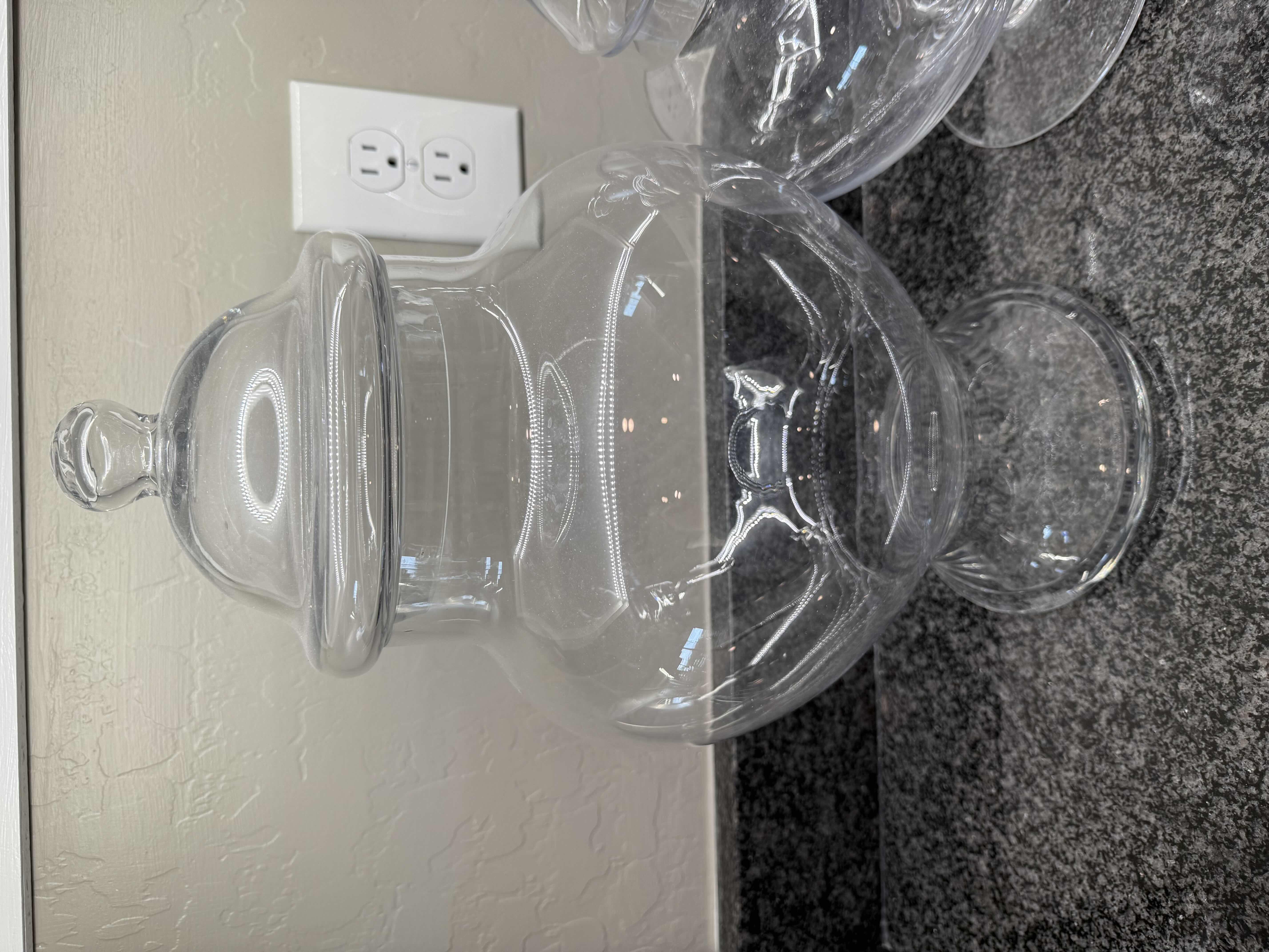 Photo 1 of 3-GLASS JARS W LIDS