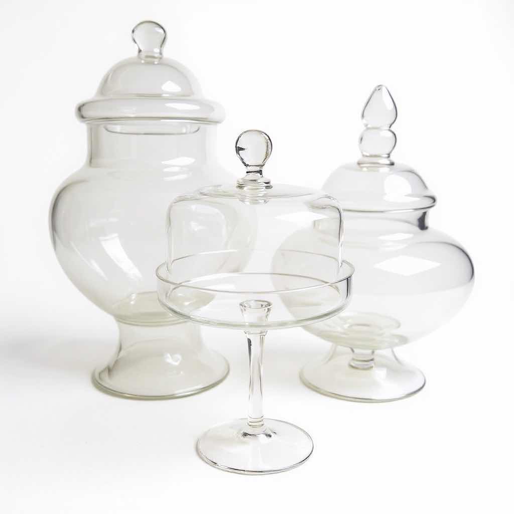 Photo 1 of 3-GLASS JARS W LIDS