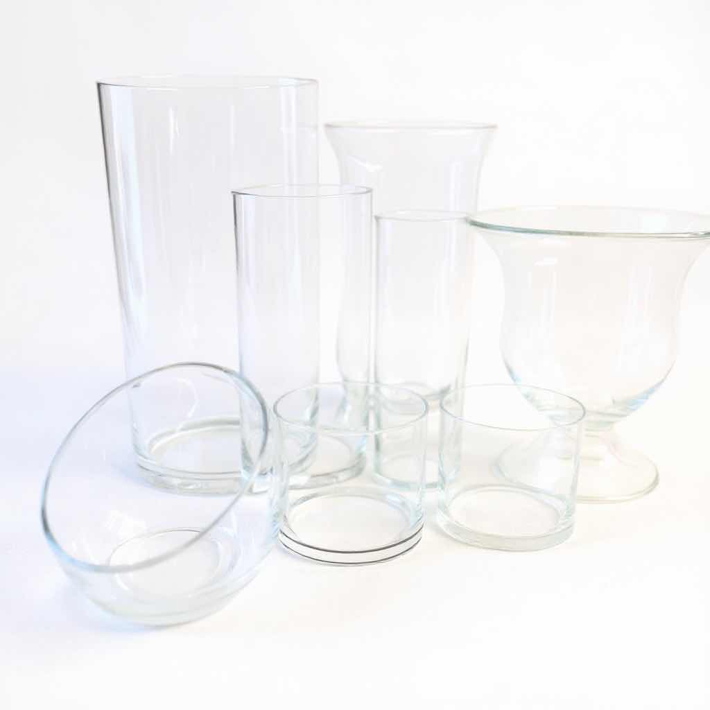 Photo 1 of 9-GLASS VASES