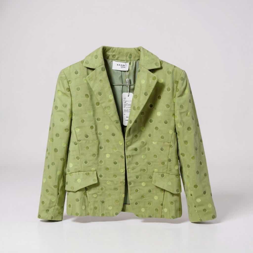 Photo 1 of NEW W TAGS A-K-R-I-S PUNTO GREEN BLAZER JACKET-SIZE 8, BLACK A-K-R-I-S PUNTO BLAZER JACKET SIZE 8 (USED)