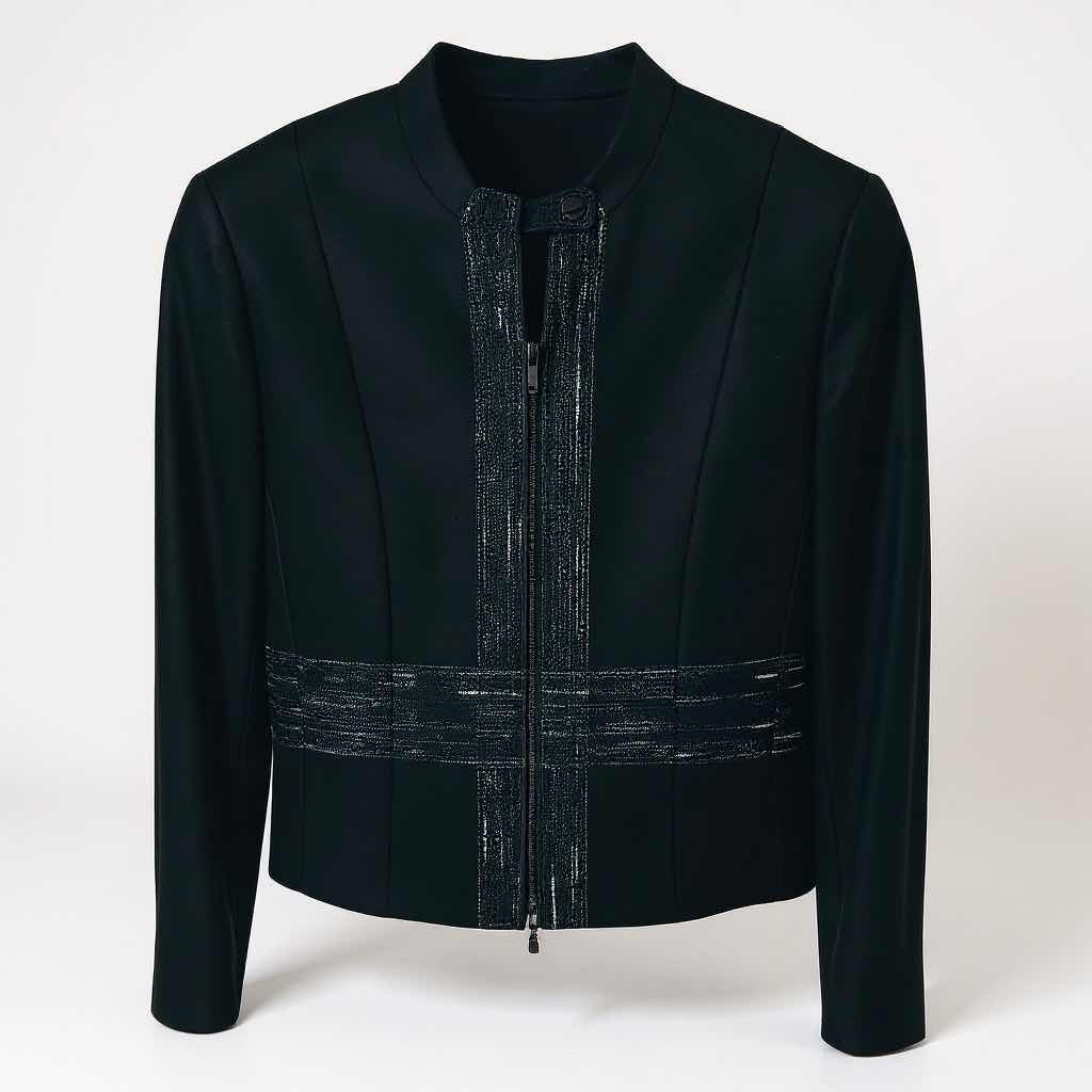 Photo 1 of NEW W TAGS A-K-R-I-S PUNTO GREEN BLAZER JACKET-SIZE 8, BLACK A-K-R-I-S PUNTO BLAZER JACKET SIZE 8 (USED)