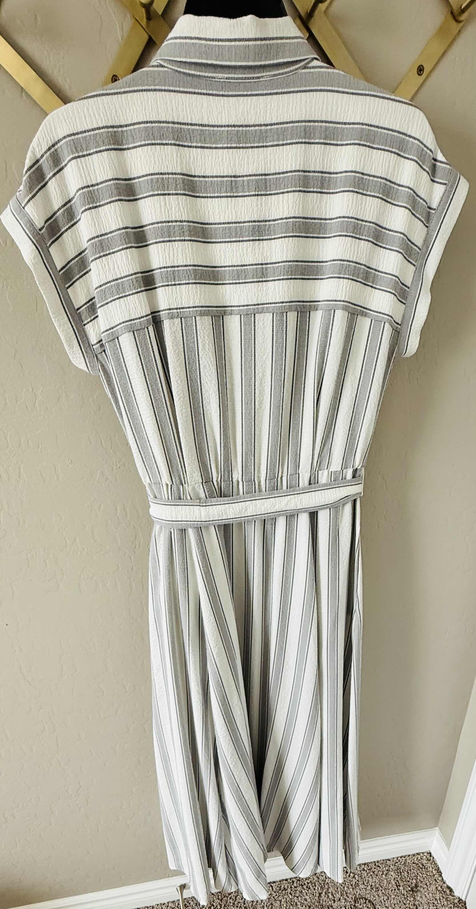 Photo 1 of NEW CALVIN KLEIN STRIPED DRESS-SIZE 8