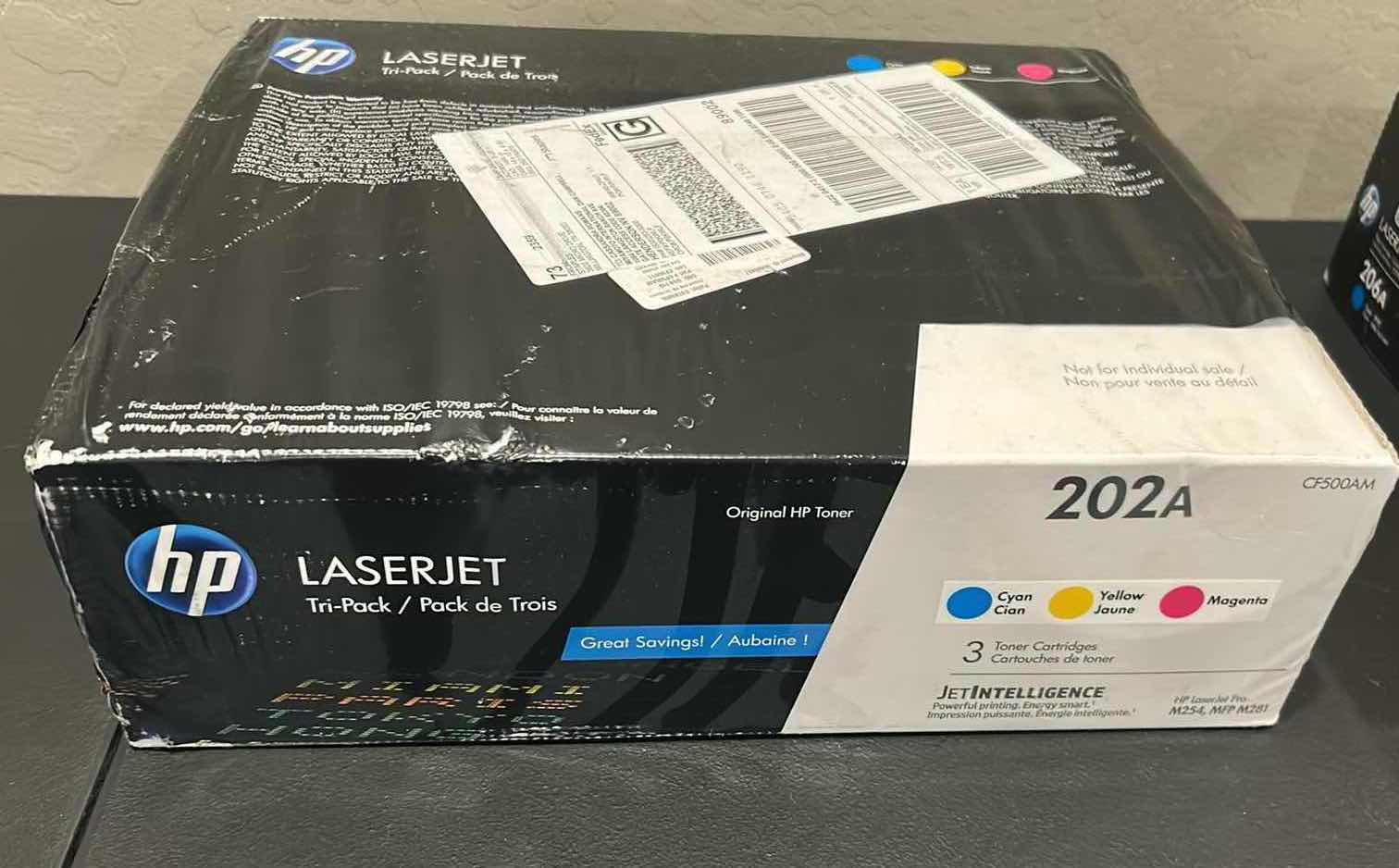 Photo 1 of 3 HP LASERJET INK  CARTRIDGES 202A