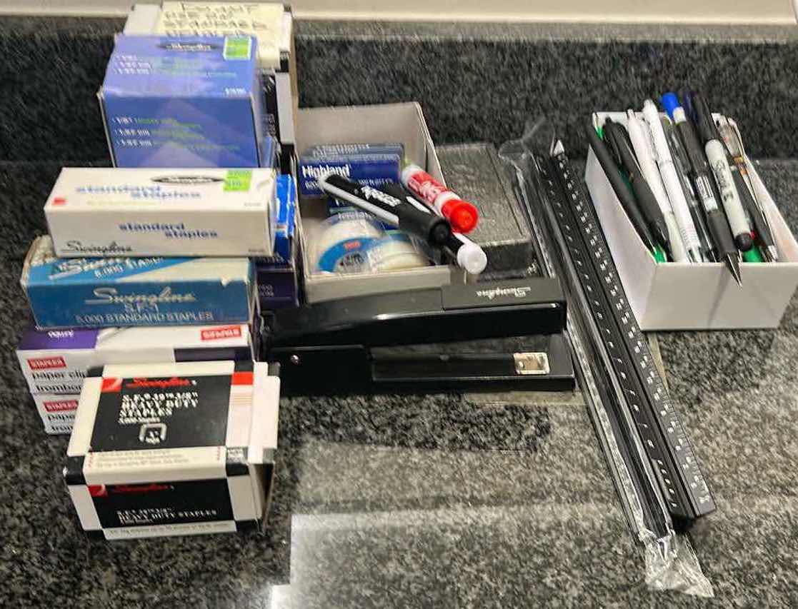 Photo 1 of ASSORTED OFFICE SUPPLIES