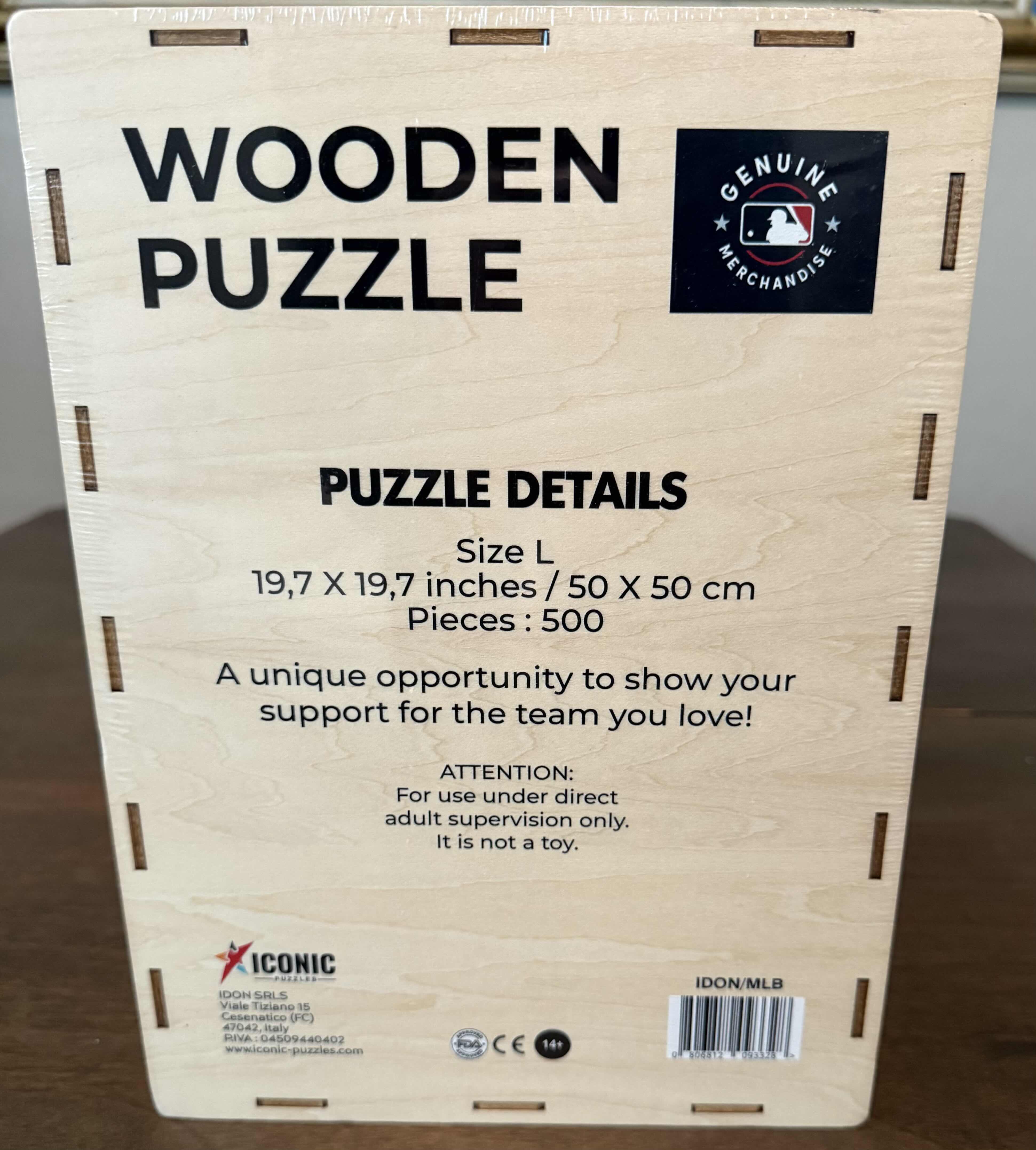 Photo 1 of NIB LA DODGERS WOOD 500 PCS PUZZLE