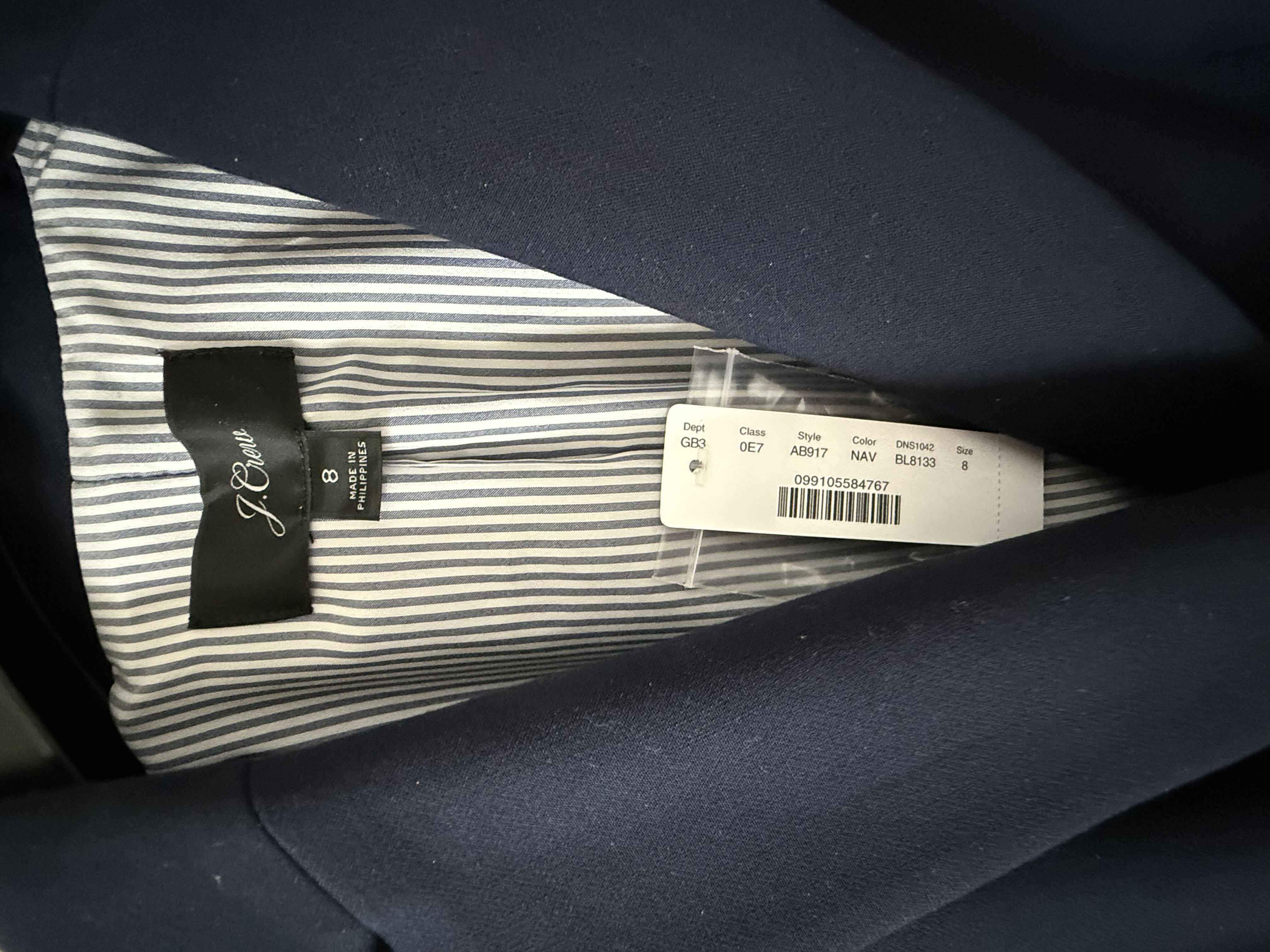 Photo 3 of NEW NAVY J. CREW WOMEN’S BLAZER JACKET SIZE 8