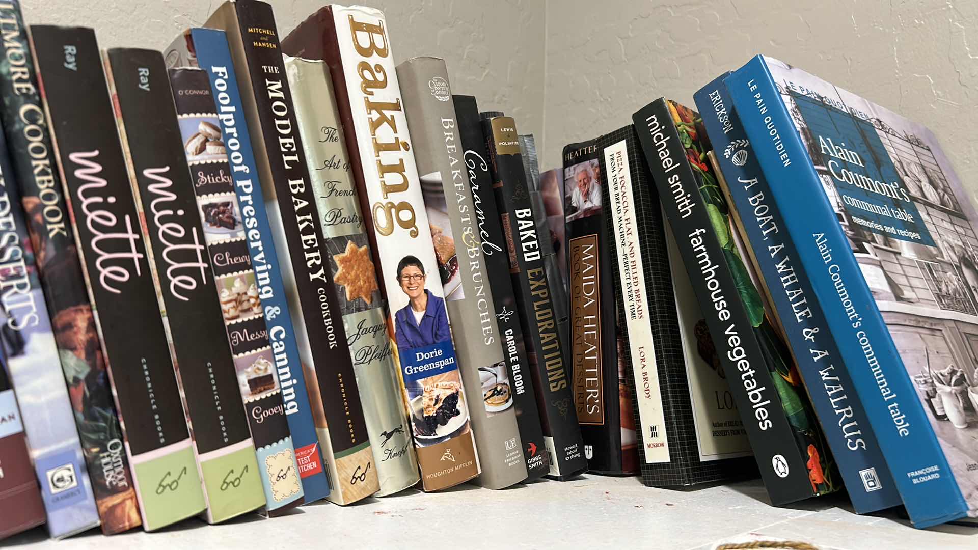 Photo 1 of CONTENTS OF SHELF ASSORTED COOK BOOKS