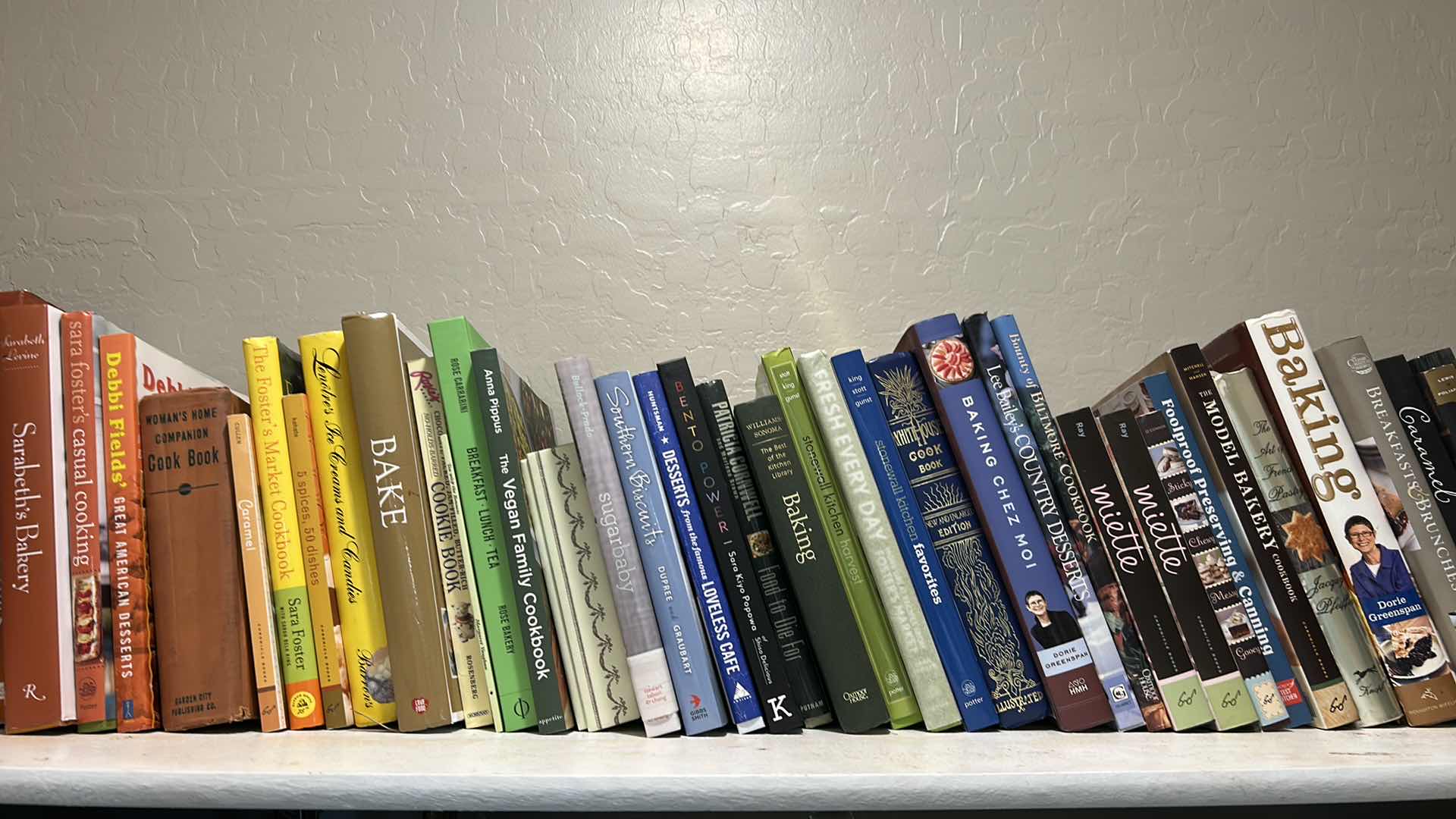 Photo 1 of CONTENTS OF SHELF ASSORTED COOK BOOKS