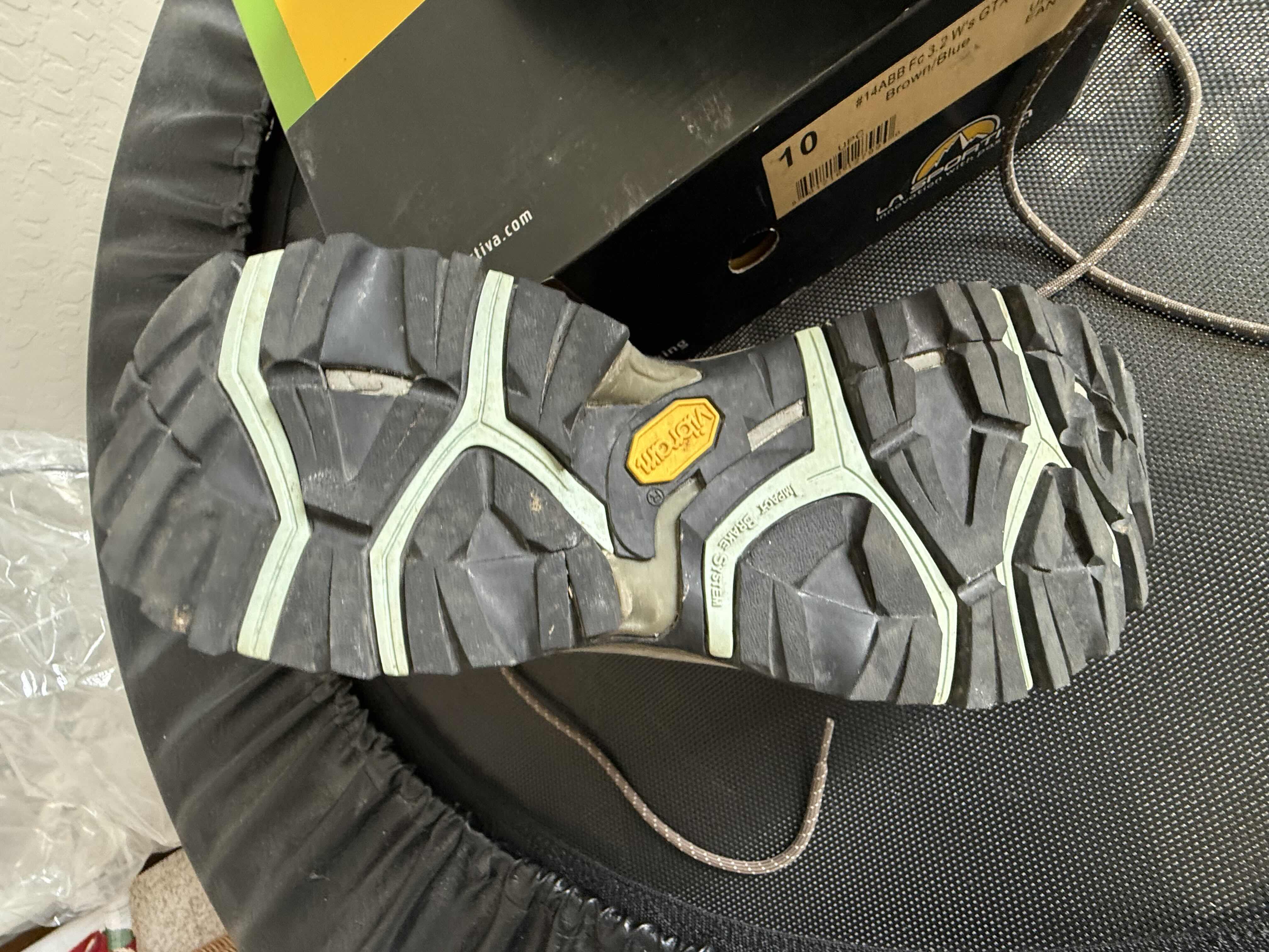 Photo 1 of LA SPORTIVA BROWN/BLUE TREKKING BOOT-SIZE 10