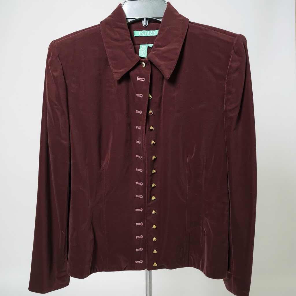 Photo 1 of RALPH LAUREN BURGUNDY WOMEN’S BLAZER-SIZE 12