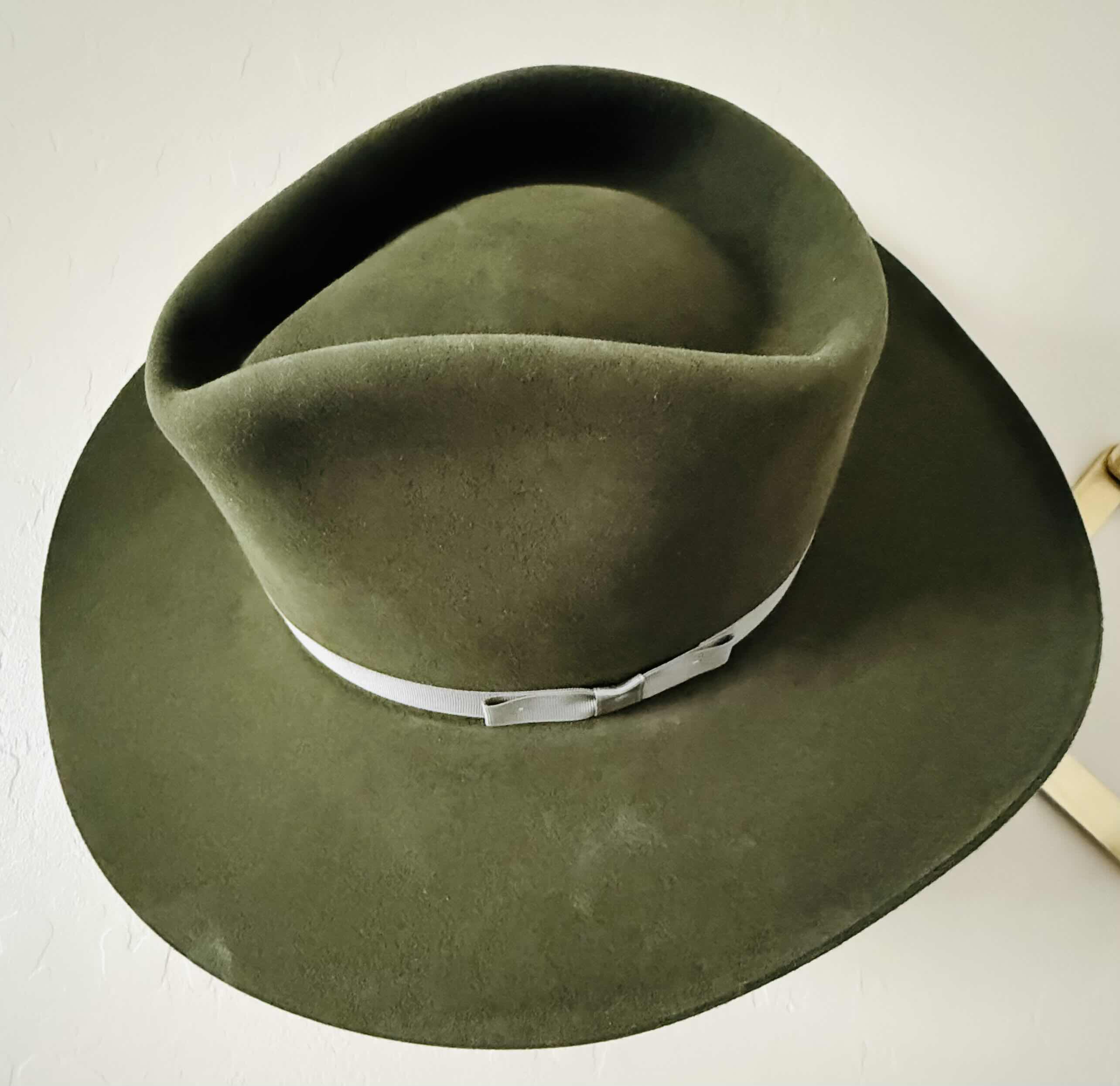 Photo 1 of BIGGAR HATS TEXAS EIGHTER 8X CACTUS CASH FELT COWBOY HAT 7 1/8