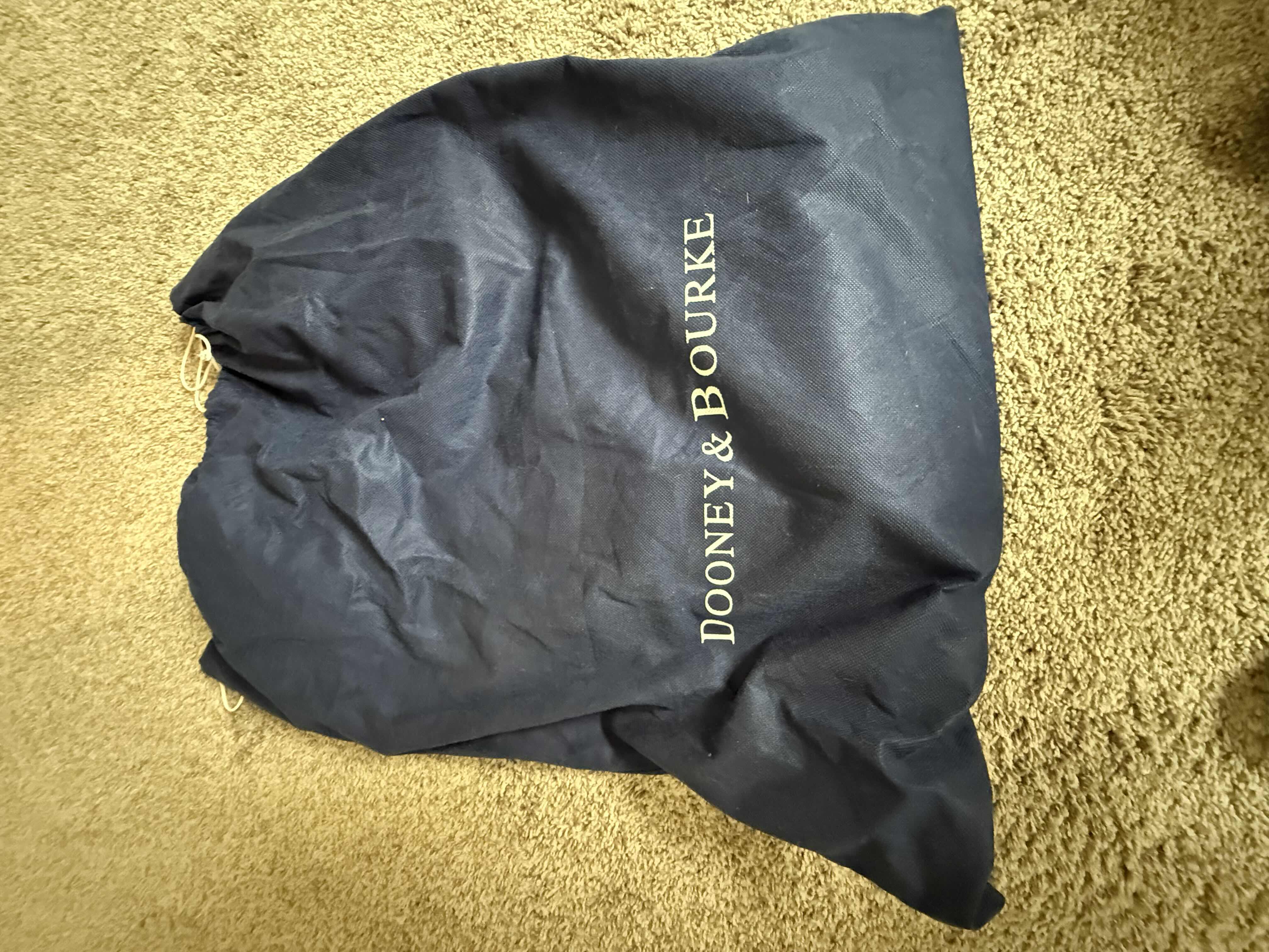 Photo 1 of DOONEY & BOURKE NAUTICAL KNOT PRINT EAST/WEST BUCKET BLUE & WHITE TOTE HANDBAG