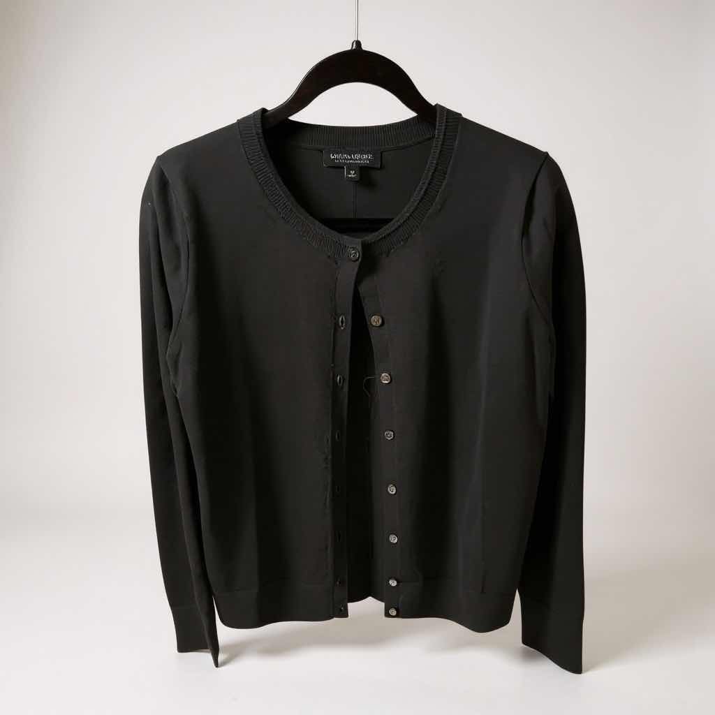 Photo 1 of BANANA REPUBLIC BLACK CARDIGAN SWEATER-SIZE M