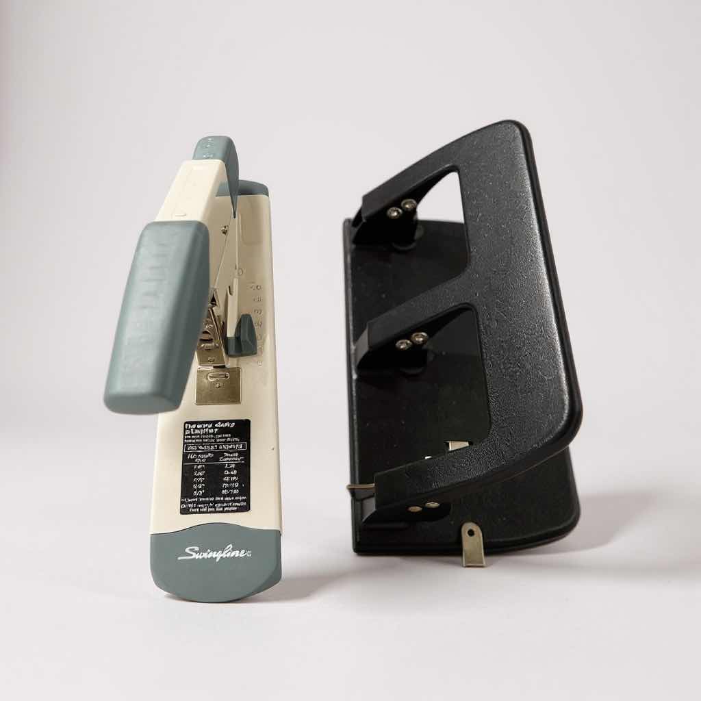 Photo 1 of SWINGLINE HEAVY DUTY STAPLER & 3 HOLE PAPER PUNCH