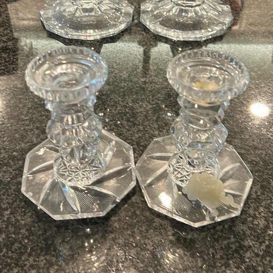 Photo 1 of 4 GLASS CANDLE HOLDER