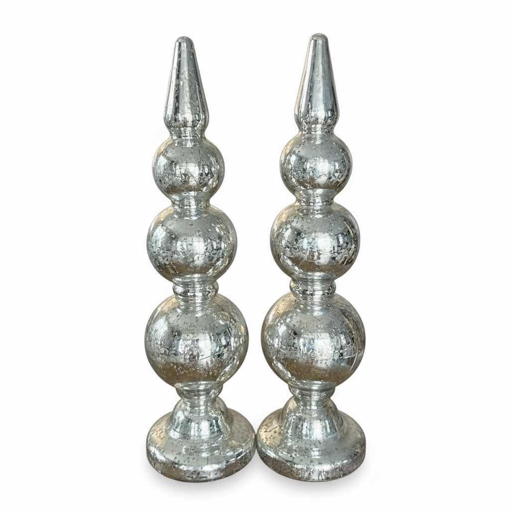 Photo 1 of 2 MERCURY GLASS  DECOR ITEMS H20”