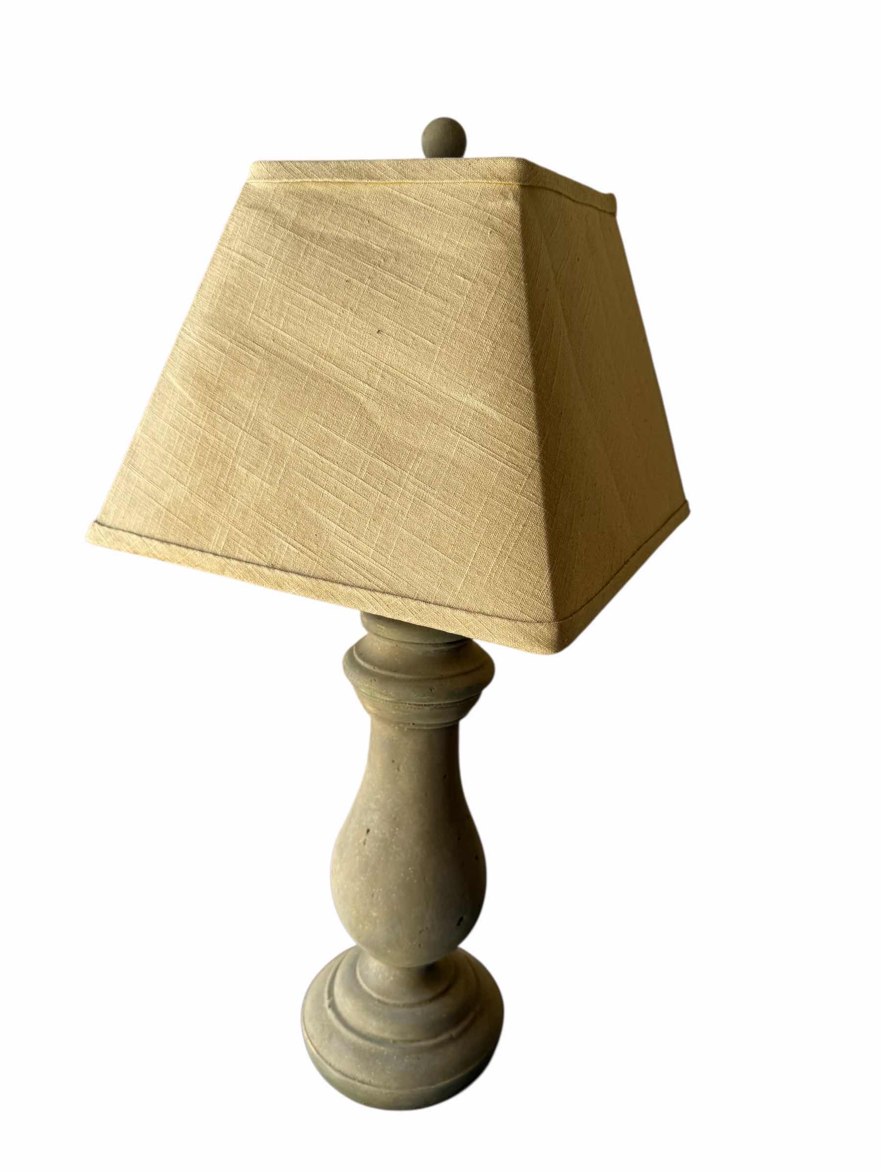 Photo 1 of TAN CERAMIC TABLE LAMP W SHADE H 32”