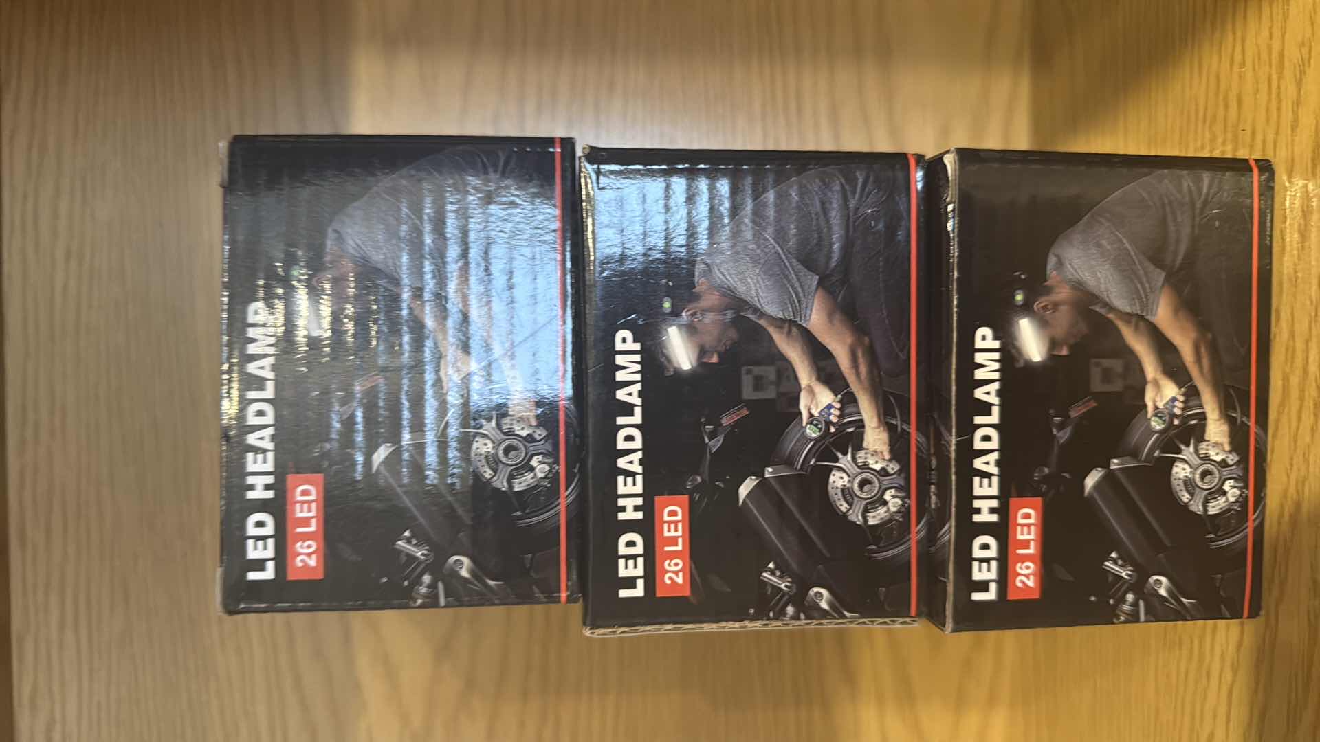 Photo 1 of 3-NIB 26 LED HEADLAMP