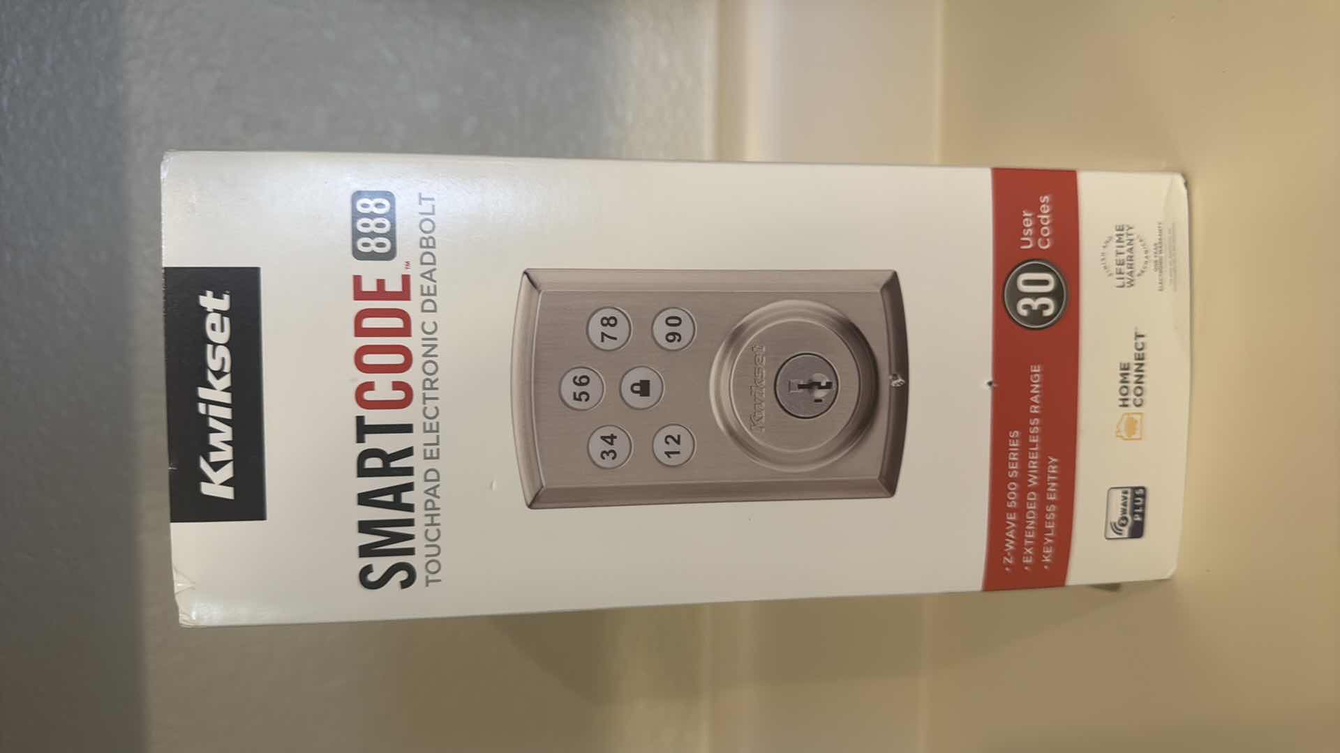 Photo 2 of NIB SMARTCODE 888 TOUCHPAD ELECTRONIC DEADBOLT