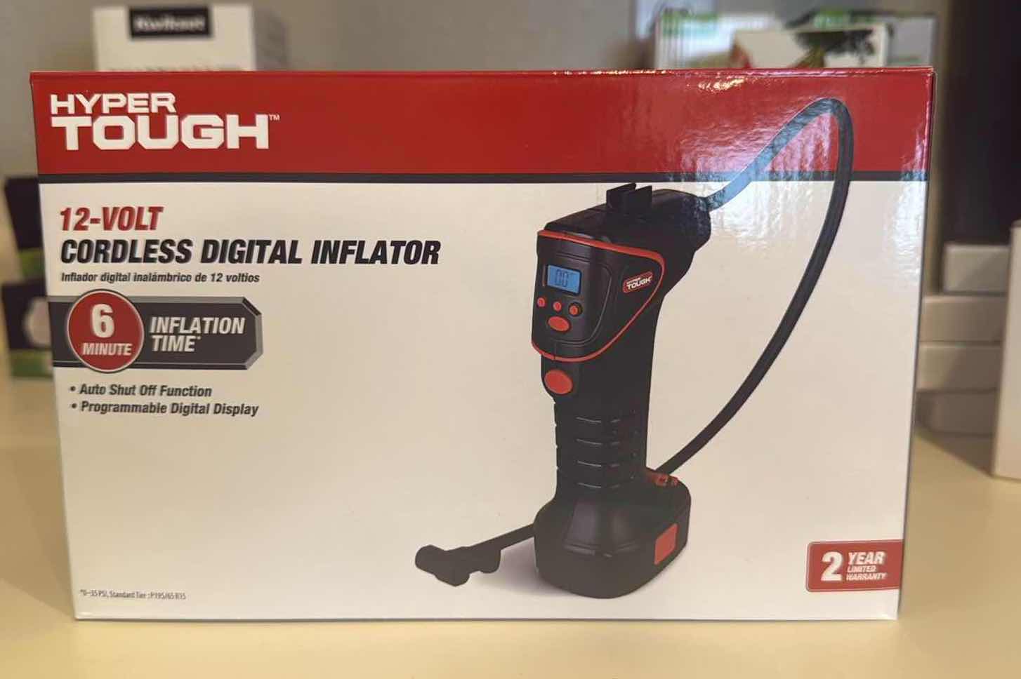 Photo 1 of NIB CORDLESS 12 VOLT DIGITAL INFLATOR