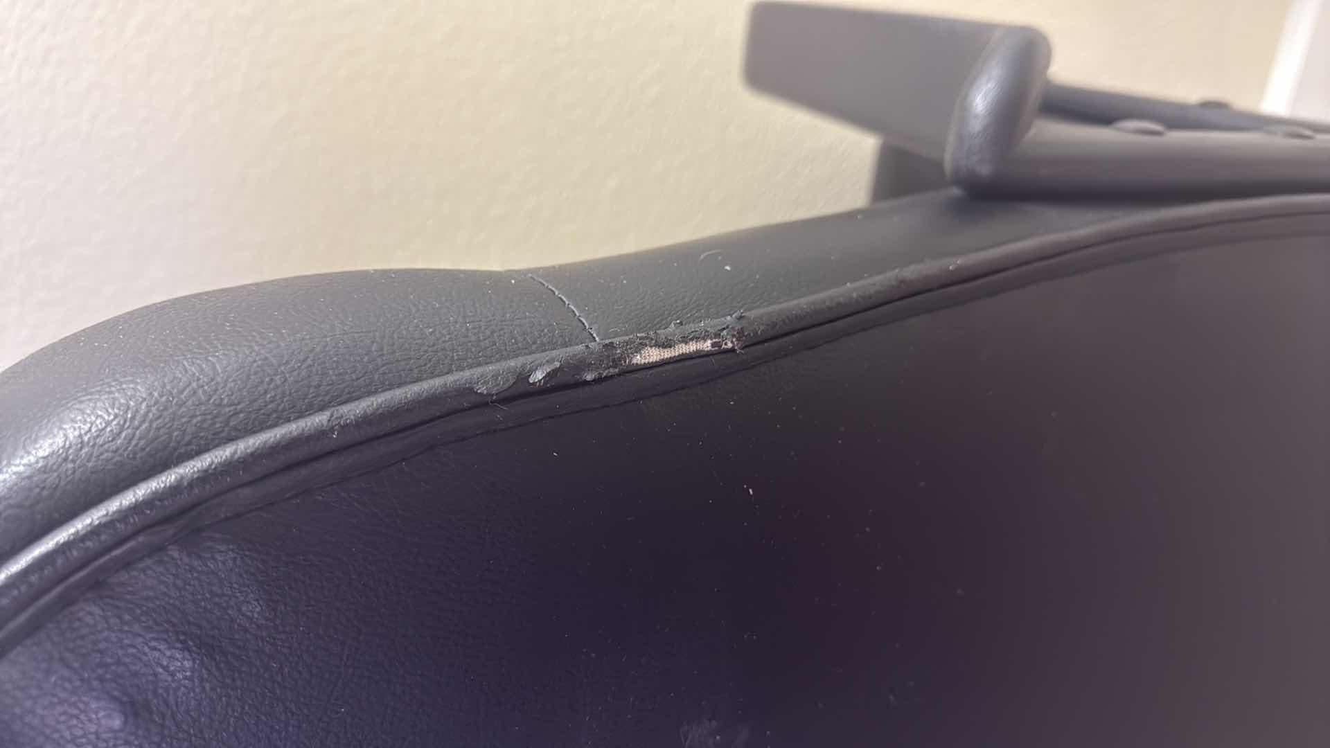 Photo 1 of BLACK SWIVEL OFFICE CHAIR