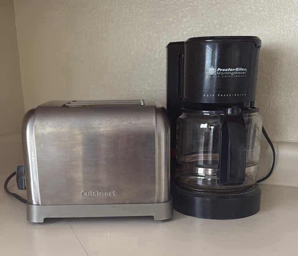 Photo 1 of CUISINART TOASTER, PROCTOR & SILEX COFFEE MAKER