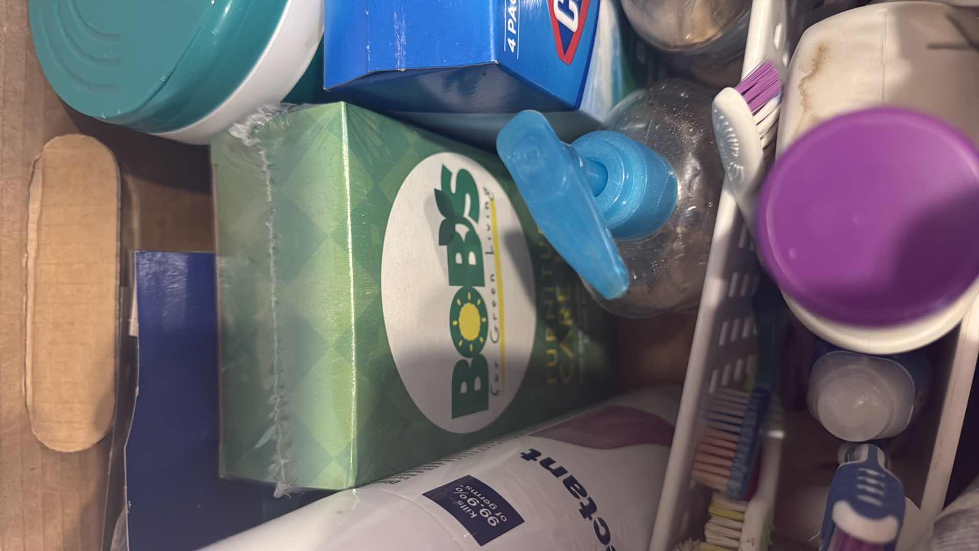 Photo 1 of BOX W CLEANING SUPPLIES