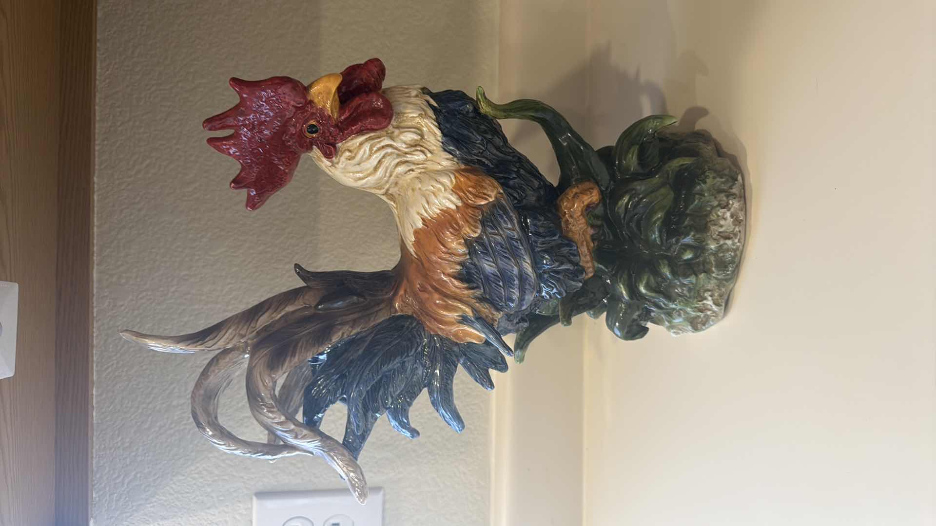 Photo 3 of BLUE SKY COLLECTIBLE CERAMIC ROOSTER H16”