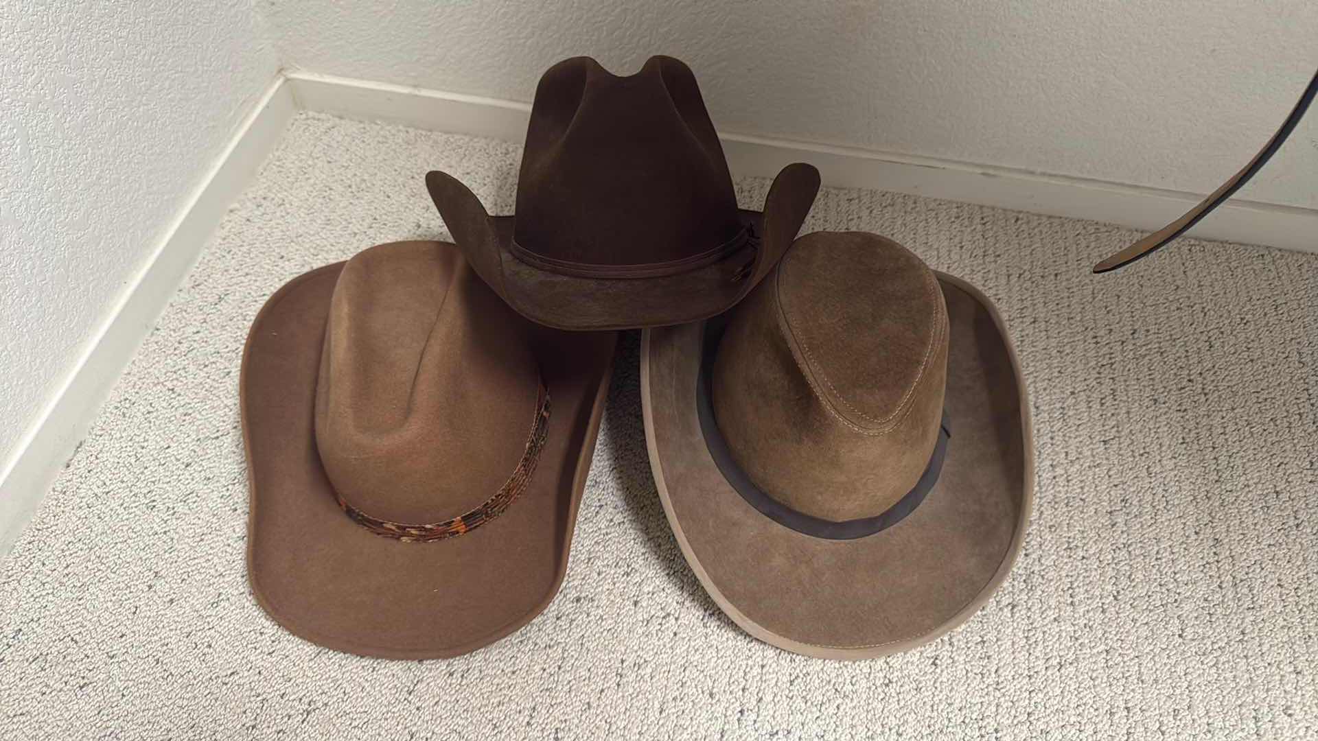 Photo 1 of 3-FELT COWBOY HATS