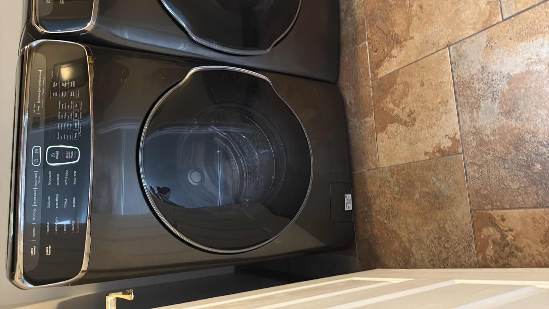 Photo 1 of SAMSUNG BLACK & STAINLESS STEEL WASHER